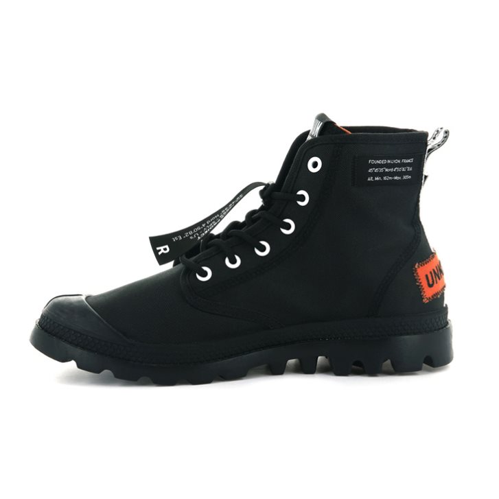 Palladium Pampa Lite Overlab Laarzen Dames Zwart | NL 03QBOMY